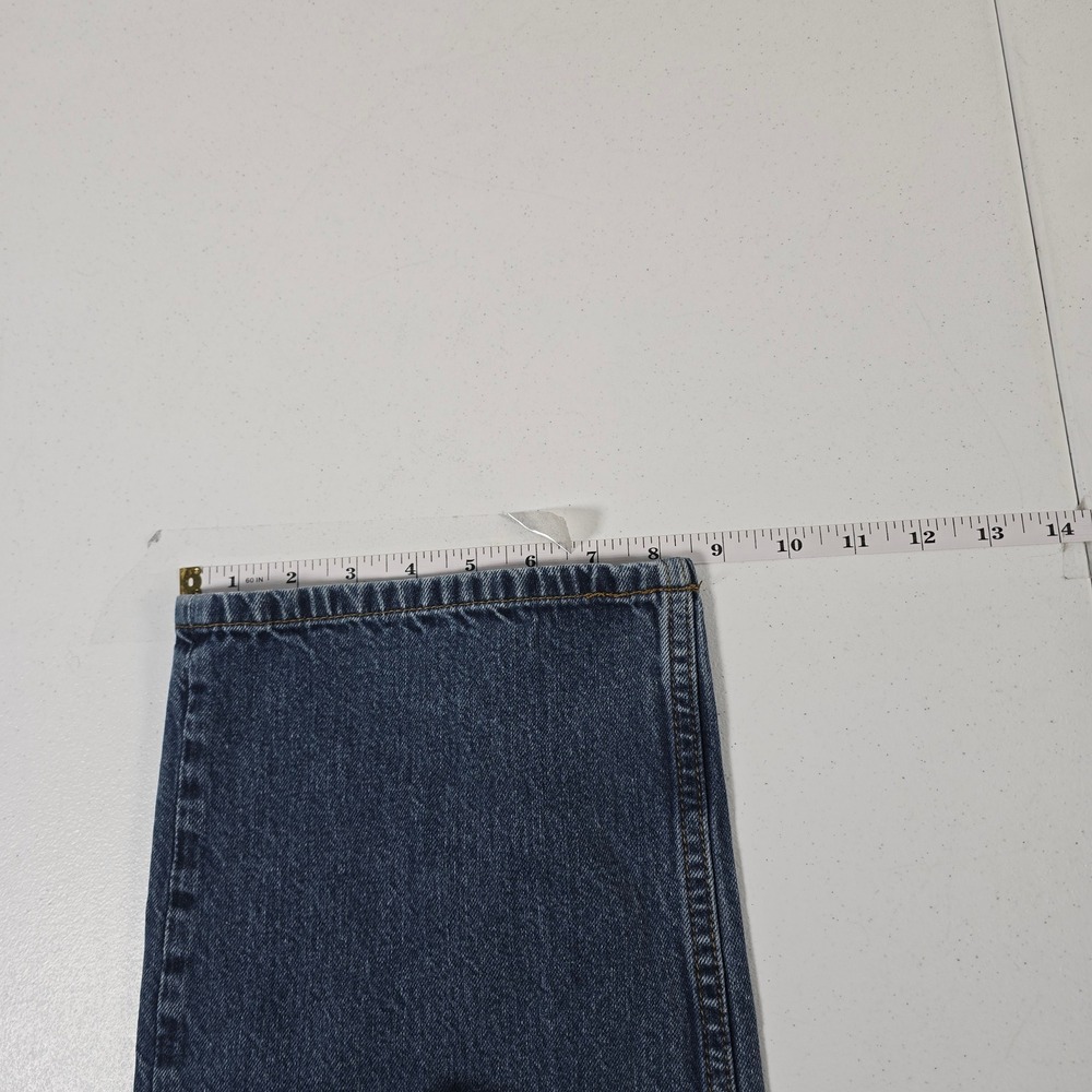 Duluth Trading Co Mens Jeans 36x30 Blue Denim Straight‎ Fit Cotton Work Casual - Picture 5 of 9